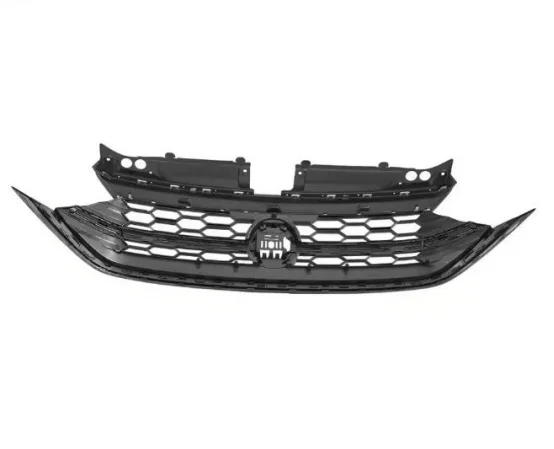OE 17G853651 For 2022-2024 VW Jetta GLI Red Stripe Front Grille Gloss Black