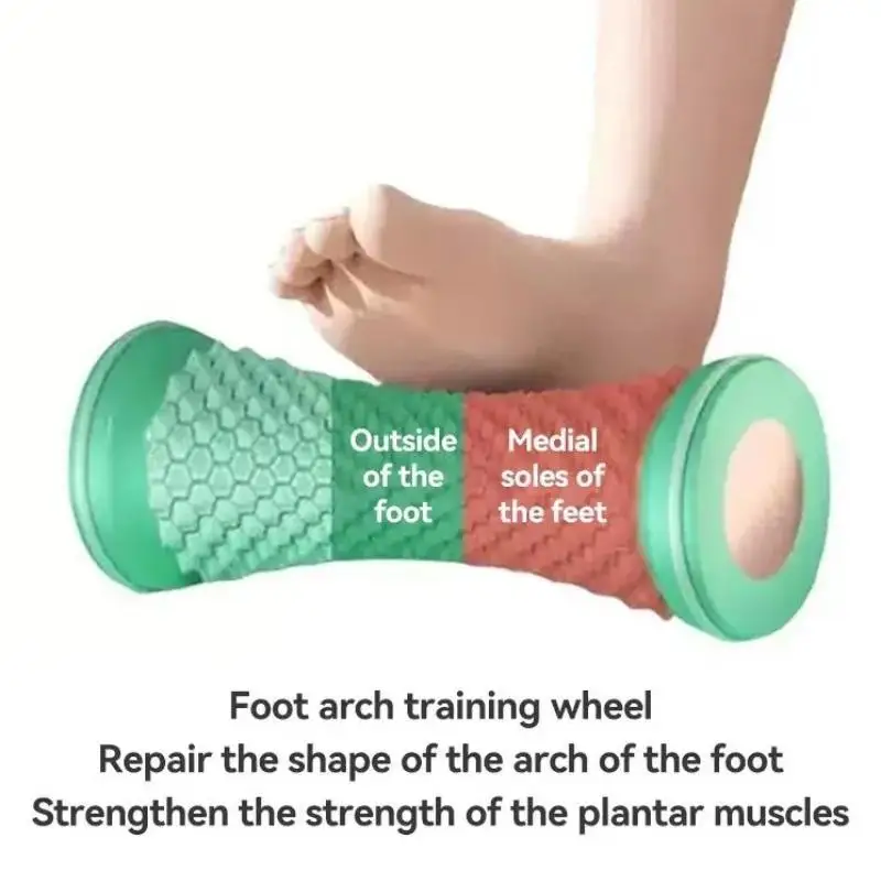 

Многофункциональный массажер для ног, роликовый массажный мяч для йоги, подошвенная фасция, роликовый уход для реабилитации и фитнес-упражнения