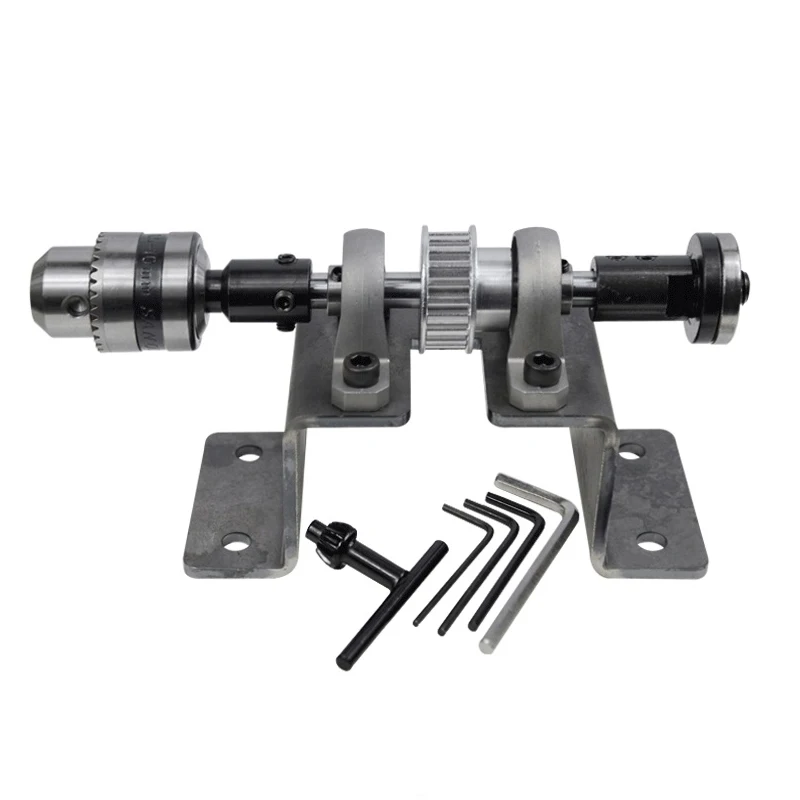 10mm shaft, non-powered spindle kit, can be equipped with chuck, chuck, saw blade, diy lathe, bead machine, table saw