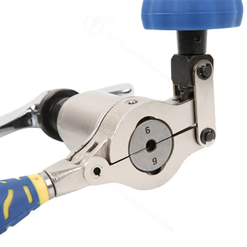 Useful WK-519FT-L One-Piece Eccentric Flaring Tool Kit Brass Pipe Expander Professional Copper Pipe Tool for Refrigeration Maint