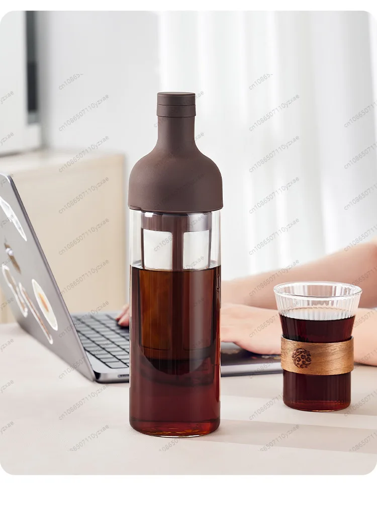 1000ML Glass Cold Brew Coffee Maker Coffee Pots Cafe Maker Coffe Filter Juice Tea Teapot Kettle Coffeepots Handmade For Home