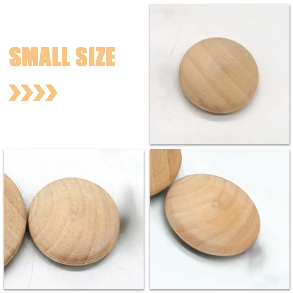 

50pcs Stair Decorative Cap Furniture Hole Cover Wooden Screw Plugs Drilling Caps Round Drill Covers Furniture Components