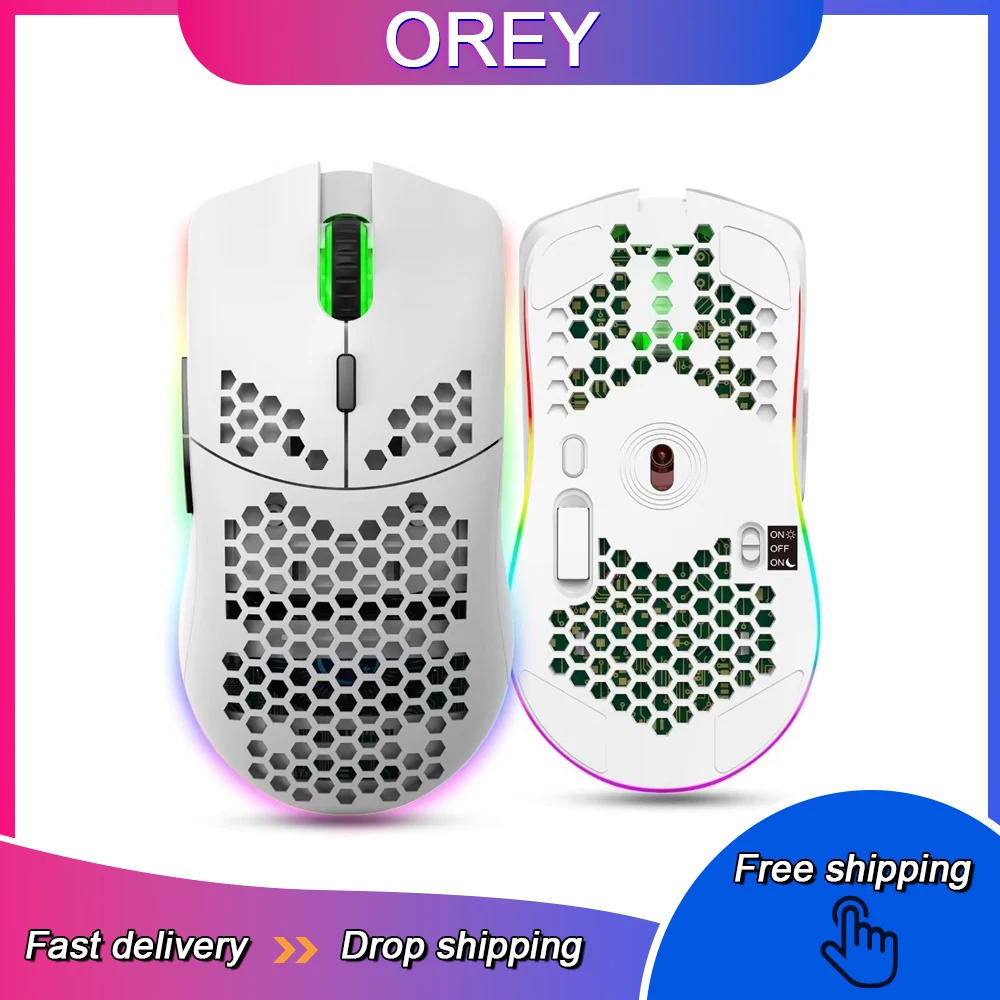 De beste draadloze gaming-muis voor jou: HXSJ T66 RGB 2.4G met aanpasbare DPI en ergonomisch ontwerp