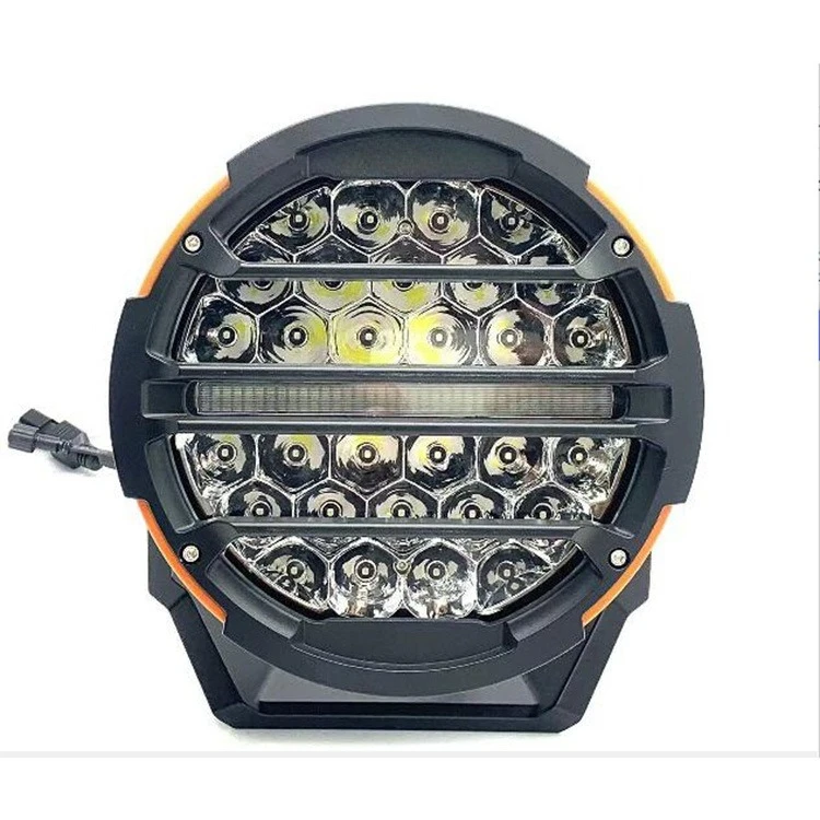 9-Inch Concentrating LED Off-road Vehicle Bumper Light Modified Light Spotlight Built-in Daytime Running Light