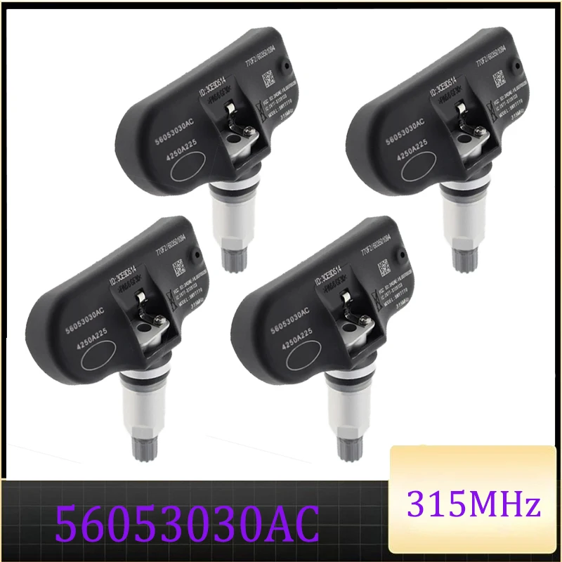 

Датчик давления в шинах 56053030AC для Dodge Caravan, Caliber, Durango, Avenger, Magnum, Nitro, Stratus 2007-2011 годов выпуска, 315 МГц, TPMS, 56053030AB