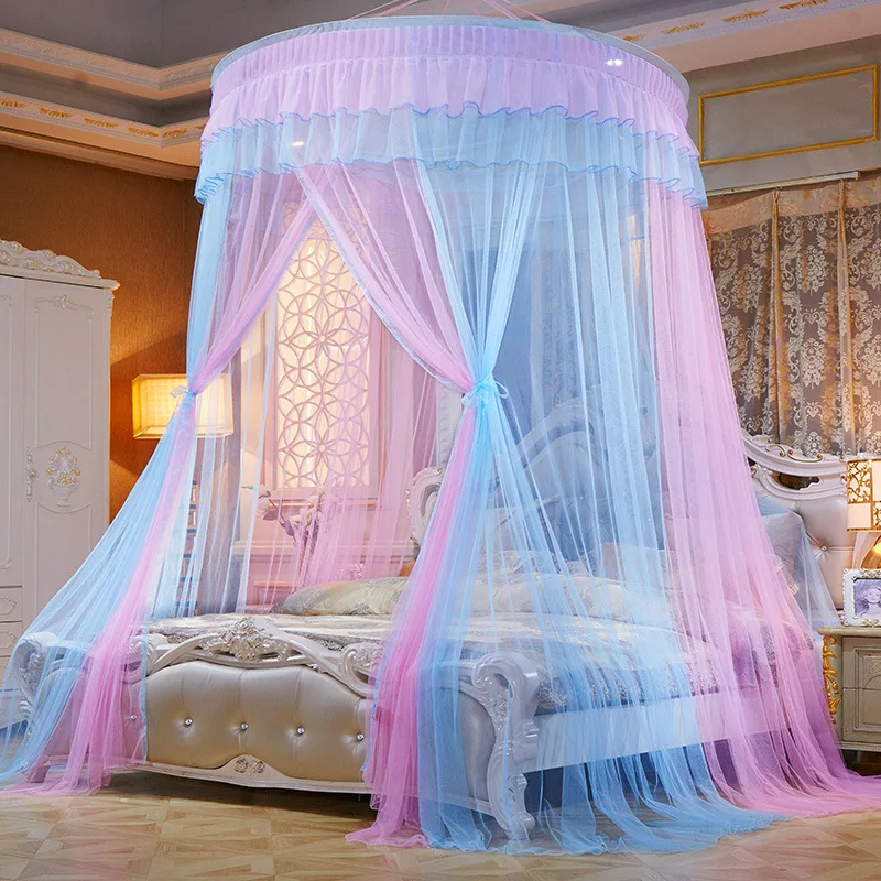 

Dome Mosquito Nets for Double Bed Mosquito Net Girl Princess Bedroom Mosquito Netting Summer Camping Repellent Tent