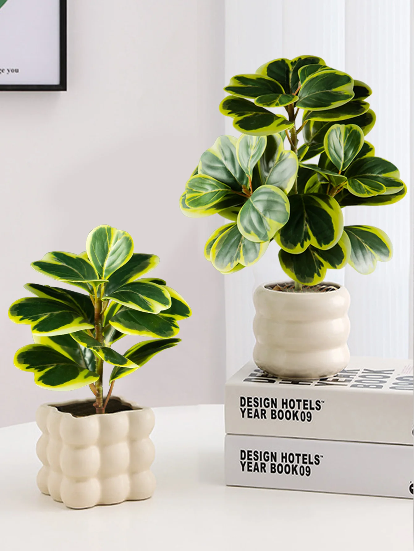 20-37cm Small Artificial Heart-leaf Hoya Plants Fake Succulent Landscape Plastic Magnolia Leaves For Home Office New Year Decor
