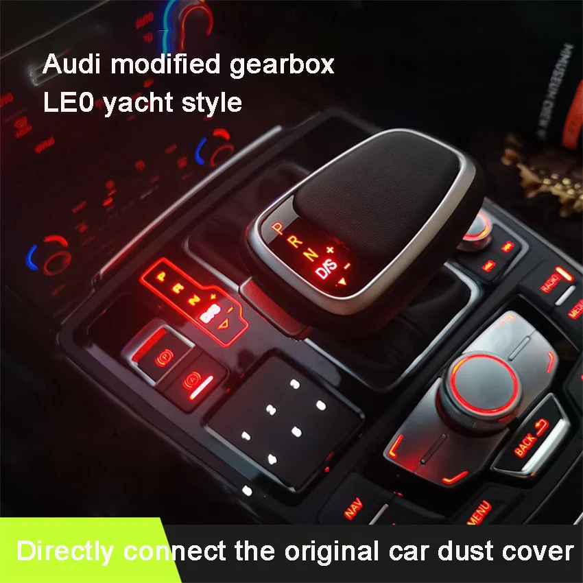 

For Audi A4L A6L Q5 Q7 A5 A7 Automatic Transmission LED Gear Head Shift Lever Special Car Use With LED Light