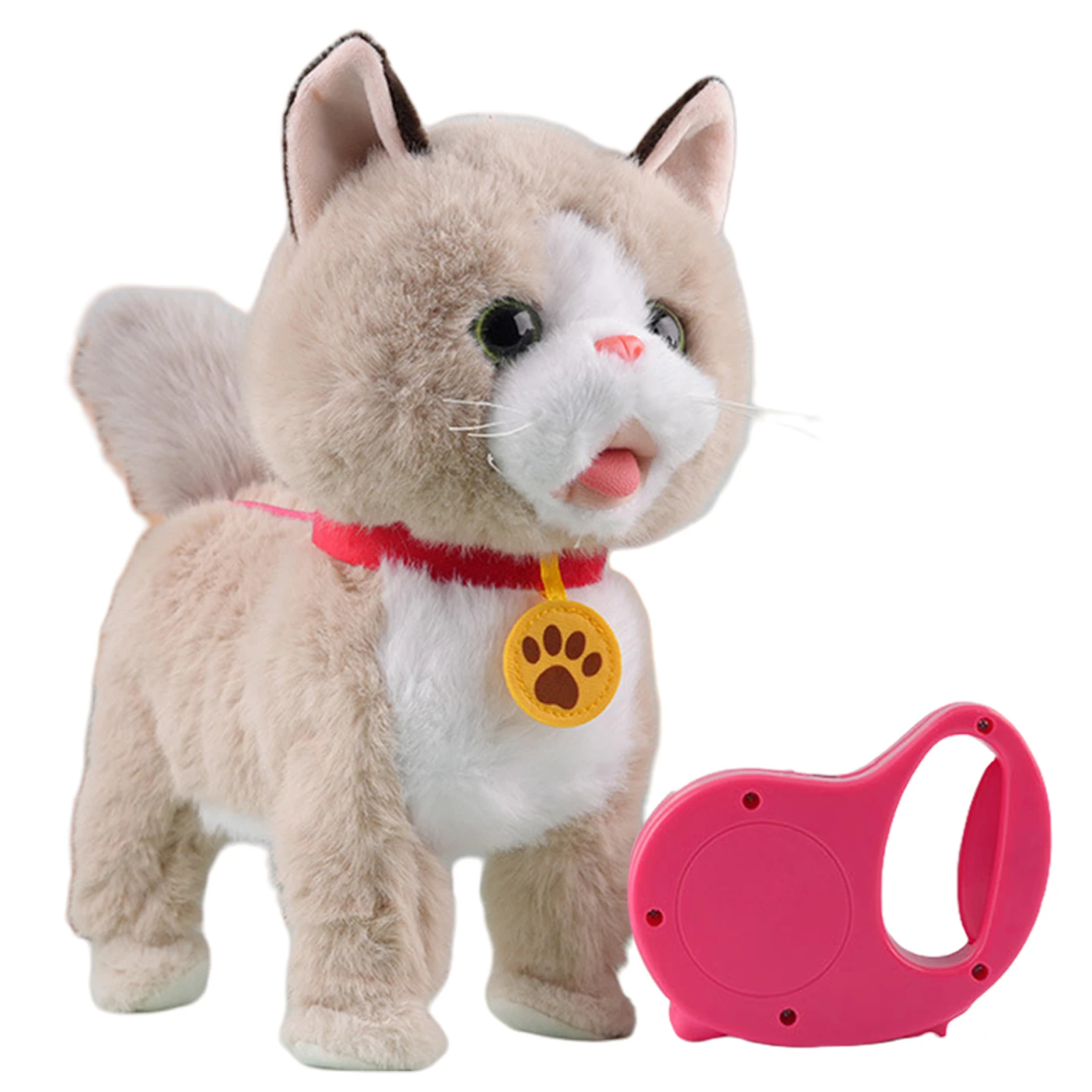 Elektronisch interactief knuffel met afstandsbedieningsriem voor kinderen, peuters (N)