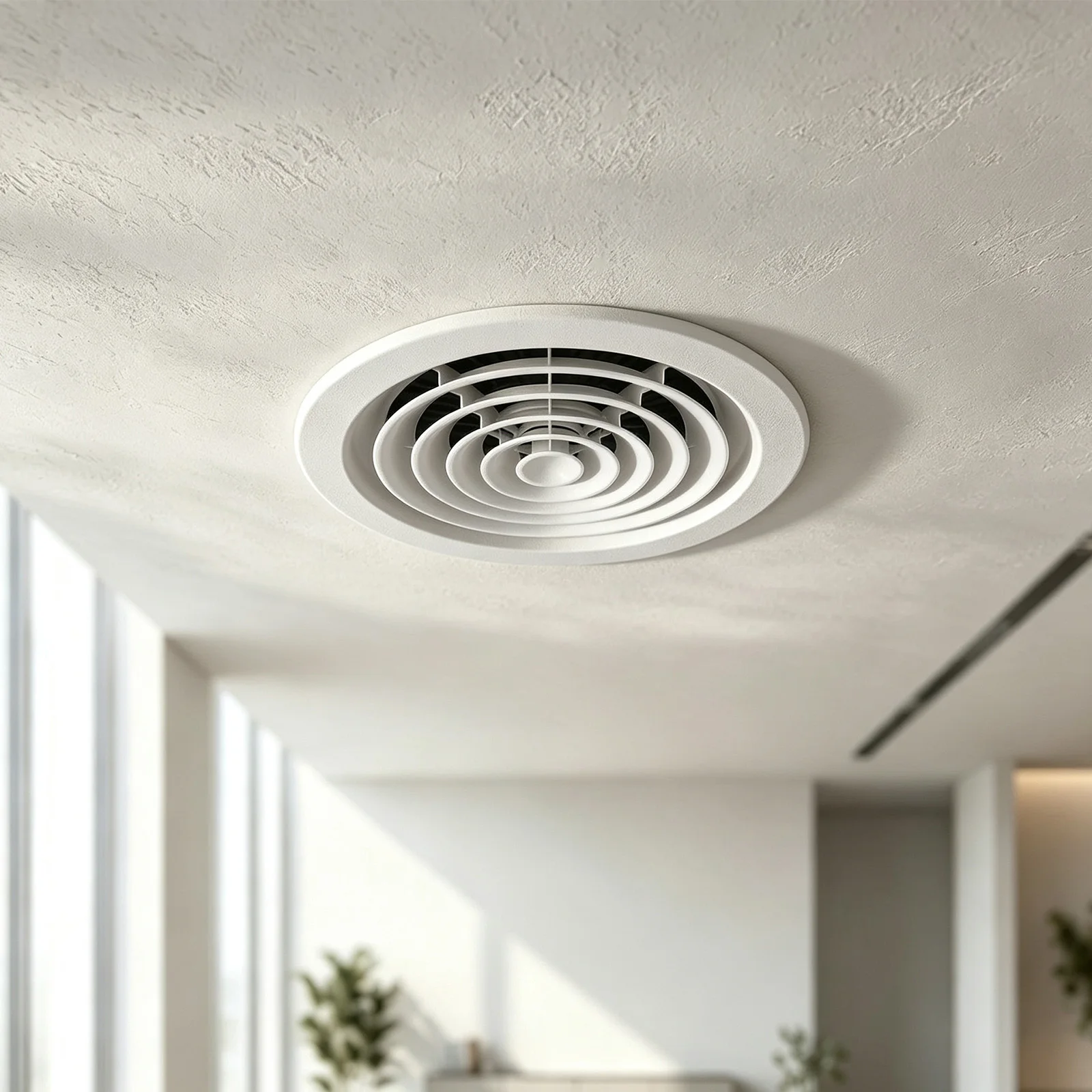 Clean Look For Home Use for exhaust Vent Cover Round Air Vent Construction Easy To Install Long-Lasting Performance