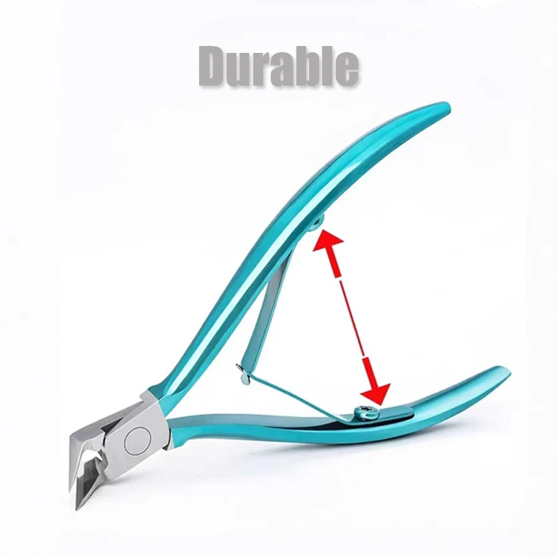 Profesional Nail Cutter Cuticle Nippers Ingrown Toenail Scissors Nail Clipper Stainless Steel Dead Skin Removal Pedicure Tool