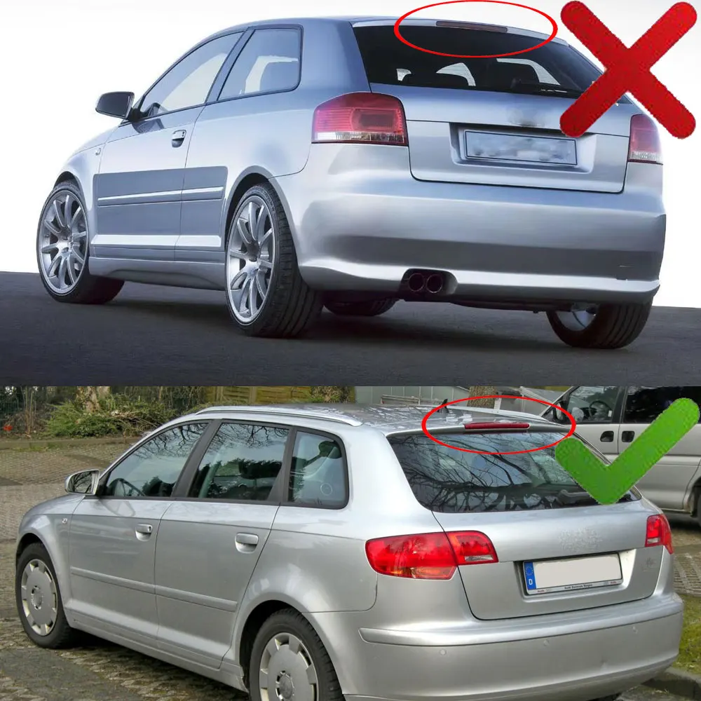 8P4945097C LED High Level 3rd Brake Light Stop Lamp For Audi A3 Sportback S3 RS3 2004 2005 2006 2007 2008 - 2012 Car Accessories