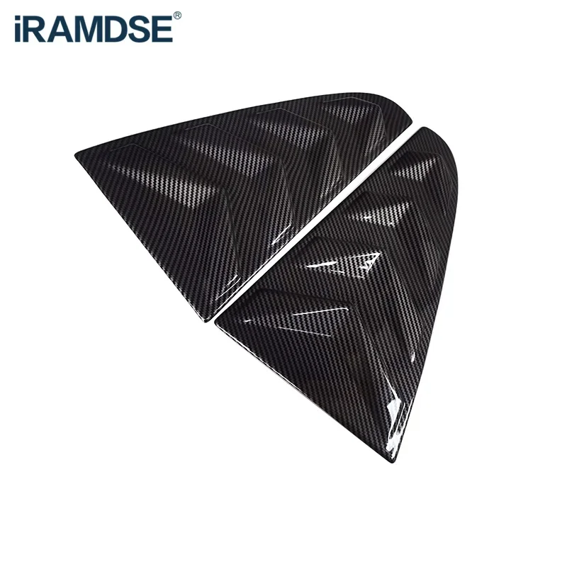 Quarter Side Window Louver Scoop Cover Vent Carbon Surface Spoiler Decorative Accessories for VW ARTEON Passat CC 2009 - 2018