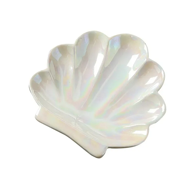 

Simple shell jewelry display plate, jewelry display storage plate