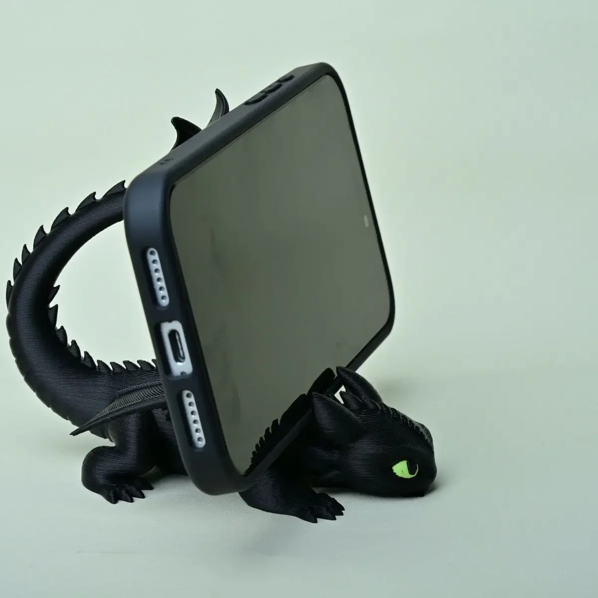 Zahnloser Nachtfluch 3D-gedruckter Telefonständer, kreative Desktop-Figur, Ornament, cooler Sammlerartikel, Telefonhalter, Deko, Spielzeug, Geschenk – Detail 7