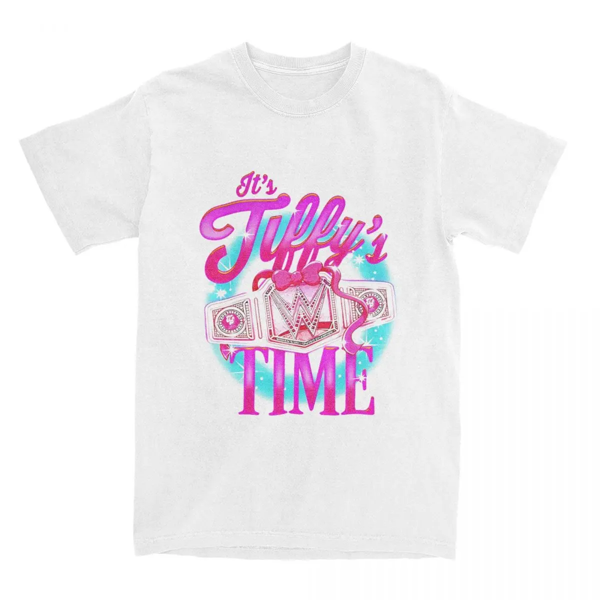 It's Tiffy Time for Men Women T Shirts Tiffanys Stratton WWEs Novelty Tees Short Sleeve T-Shirt Pure Cotton Graphic Clothes