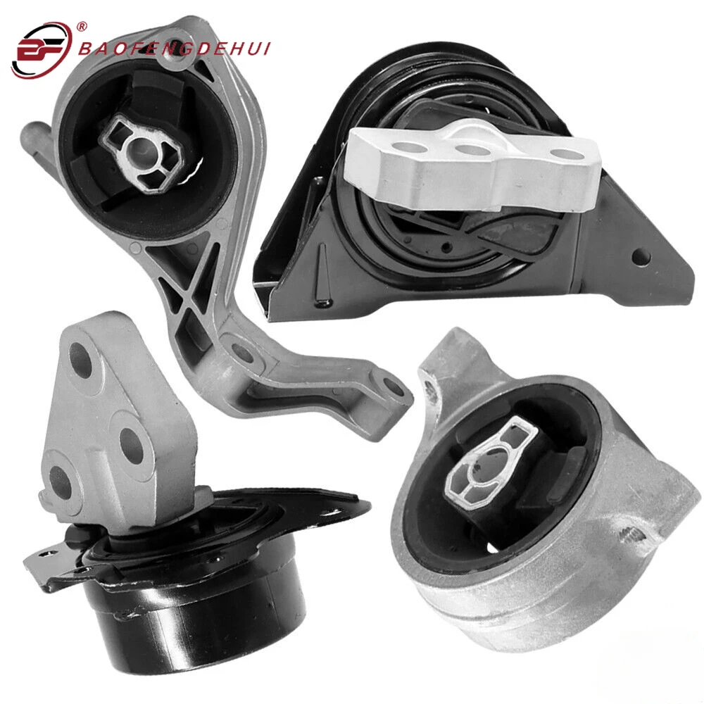 NEW 4PCS Front Rear Engine Mounts Trans Mount For Saturn Vue 2008-2010 L4-2.4L For Chevrolet Captiva Sport 10381553 25911133