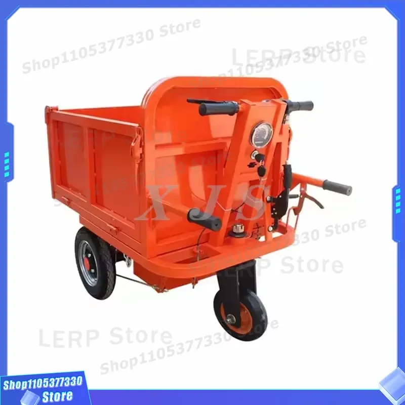 Mini Electric Dump Truck Small Loader Trolley Heavy Duty Construction Vehicle Toy Model for Kids Outdoor Play Gift Small