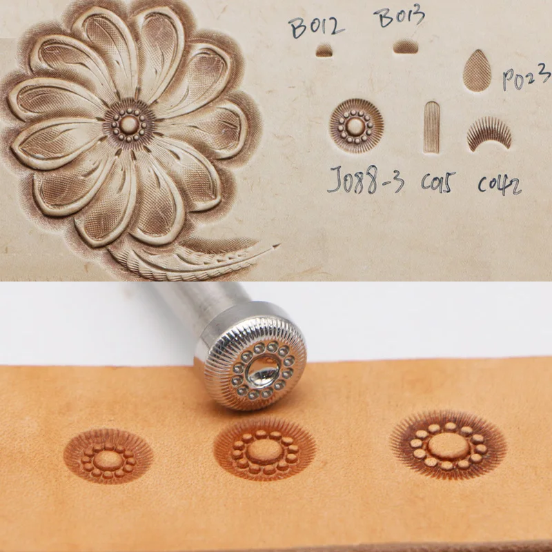 Imagem -01 - Stamping Tool Stamp Tool Carving Craft Flor Trabalho Trabalho J088 Zhongjiang 304 Aço Inoxidável stamping tool stamp tool carving craft flor trabalho trabalho j088 zhongjiang 304 aco inoxidavel 01