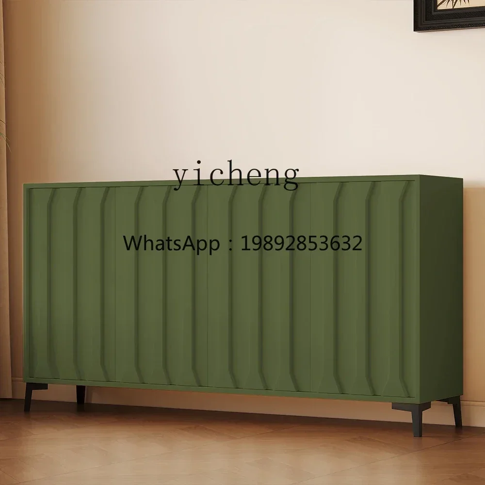 ZZ new Chinese style antique style side cabinet wall decoration locker retro homestay dining cabinet