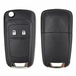 Carcasa de llave de coche con 2 o 3 botones, carcasa de llave remota de coche, reemplazo de funda para Chevrolet, Spark, Orlando, Aveo, piezas de carcasa de llave remota de coche