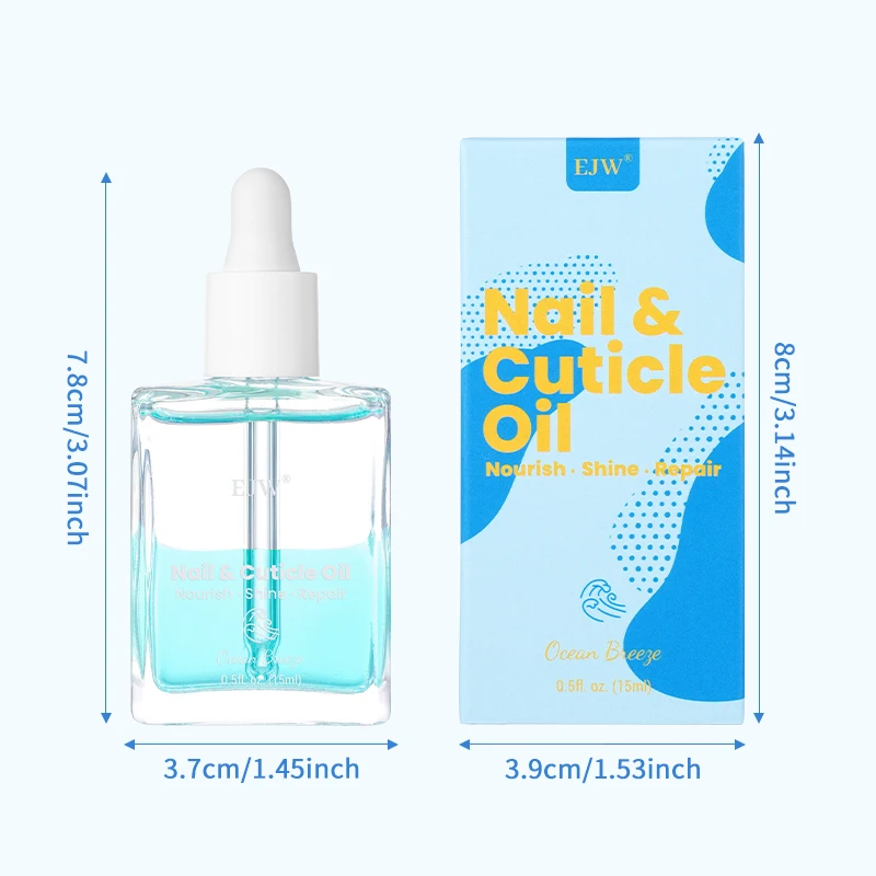 Óleo de cutícula para cutículas reparadas durante a noite - remédio para pele danificada e unhas finas - leite e mel