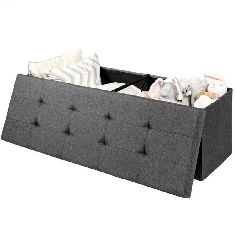 Large Fabric Folding Storage Box Practical Space Saving Organizer for Home Office