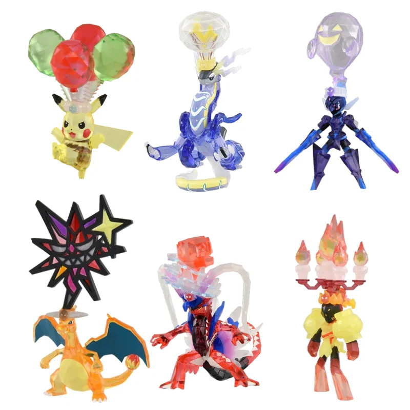 New Original TAKARA TOMY Terastal Pokemon Figures Miraidon Koraidon Ceruledge Armarouge Translucent Models Perfect Gift Box