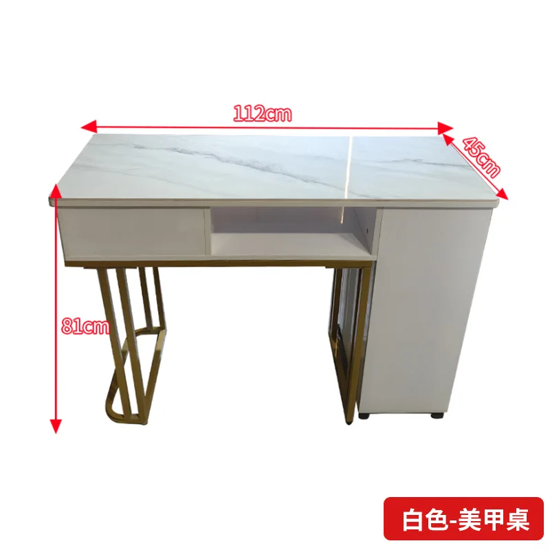 أزياء المشاهير الإنترنت طاولة مانيكير وكرسي مجموعة بسيطة خاصة E **** الميكانيكية اليابانية مانيكير متجر الجدول رجل واحد مزدوج #6