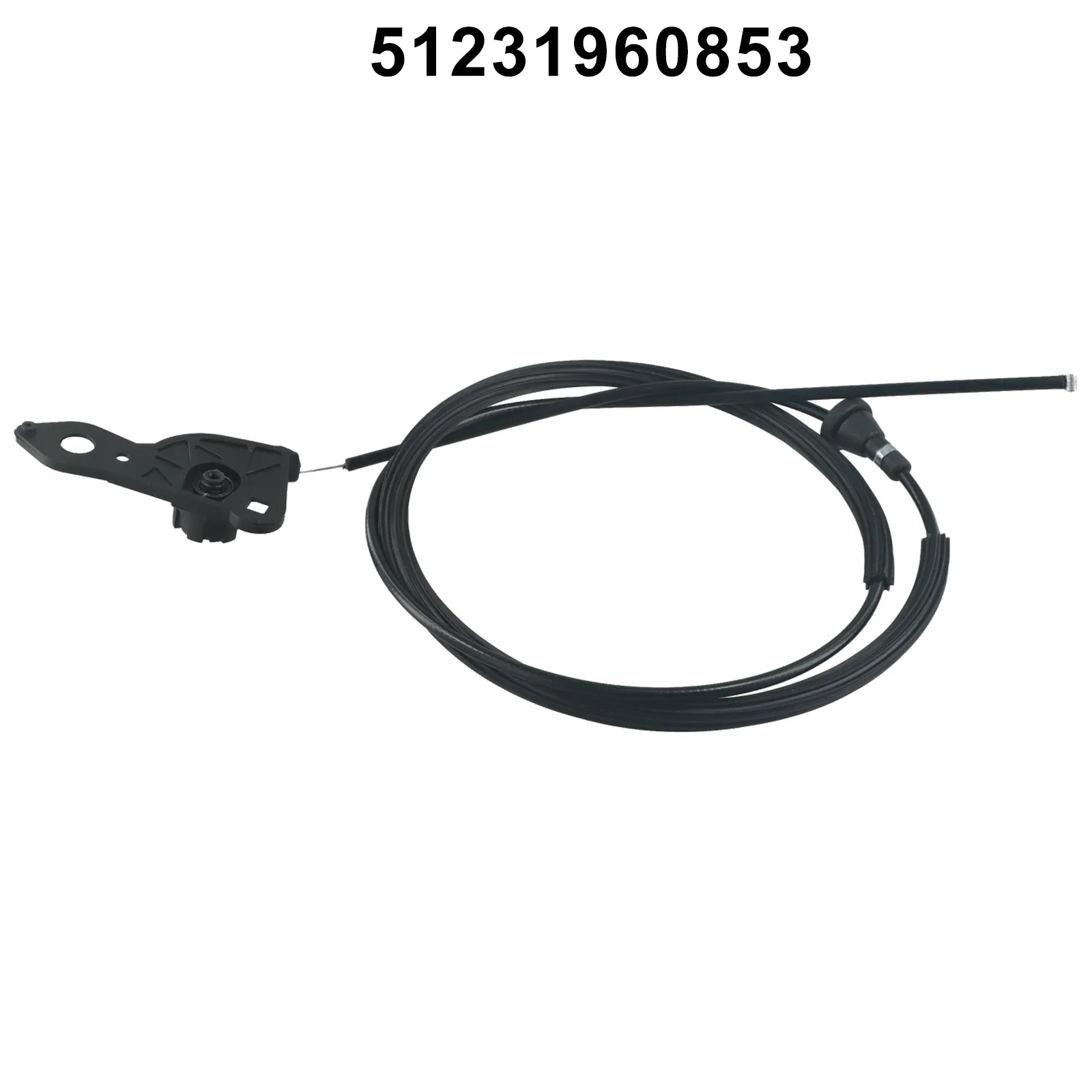 Car Engine Hood Release Cable With Handle For BMW E36 318i M42 1.8L M44 1.9L 325i M50 2.5L 328i M52 2.8L