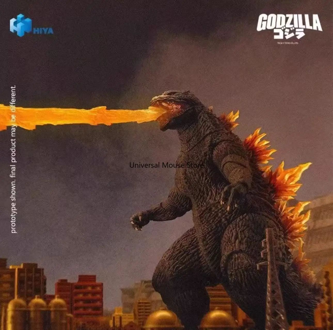 

HIYA Godzilla EBG0398 EXQUISITE BASIC Movie Version 2026 Radiation Ray Movable Figure
