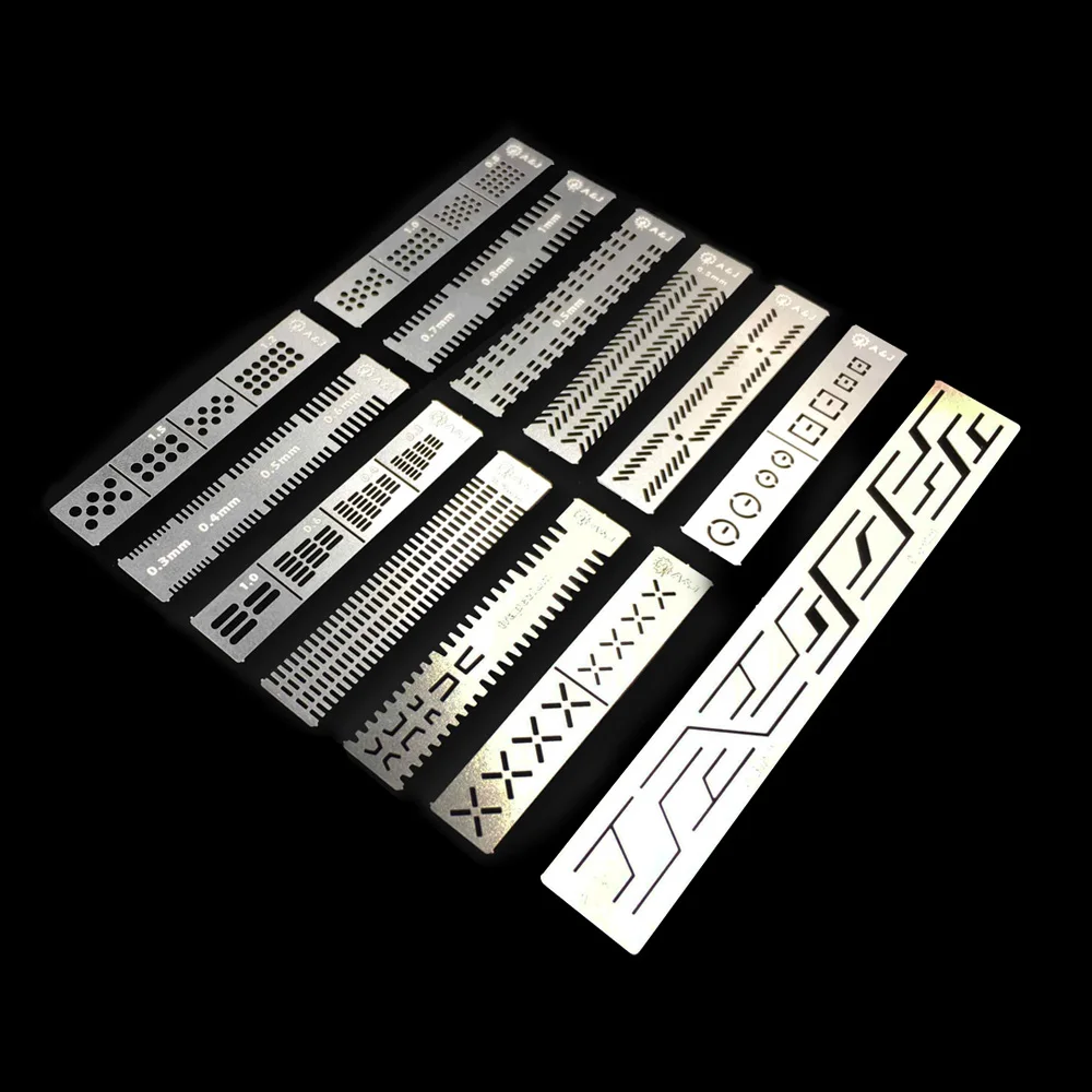 Alexen Tools Model Detail Modification Scribing Auxiliary Ruler Scribing board Split design Quickly add detailed pattern lines