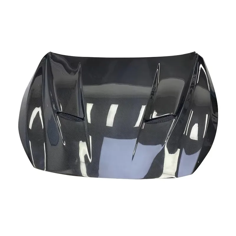 الجملة المخصصة قطع غيار السيارات والاكسسوارات MBJ نمط العسل ألياف الكربون هود ل Q50 Q50L 2015-2020