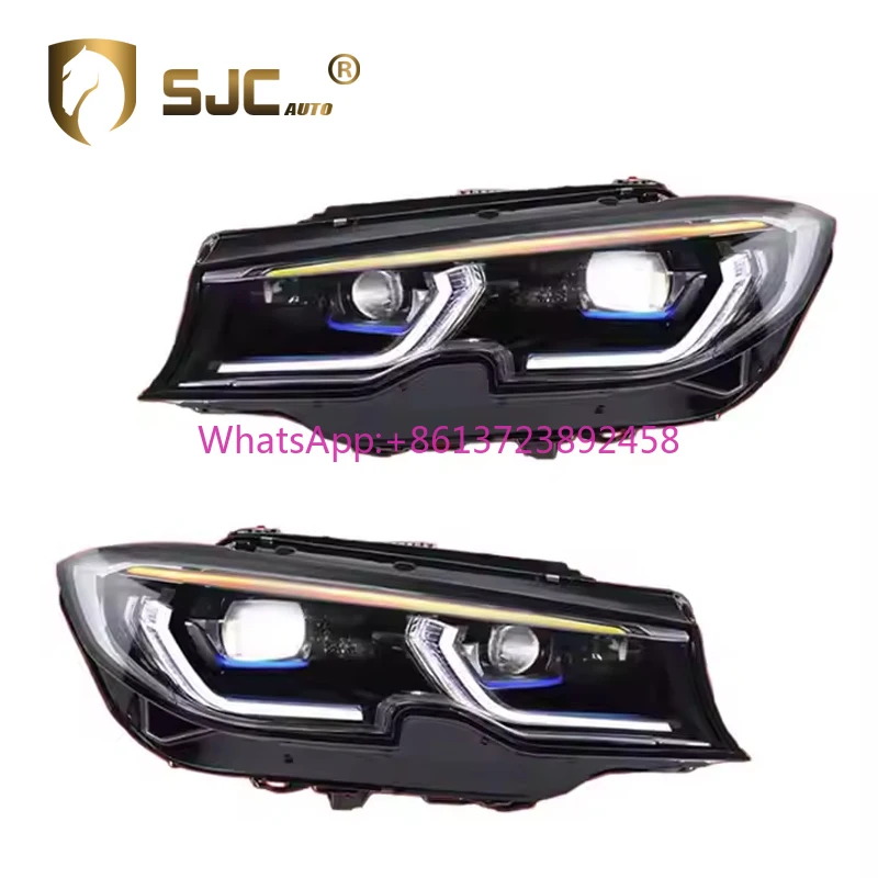 

SJC G20 Upgrade Laser Headlight for BMW 3 Series 320i 325i 330i L335i 2018-2022 G28 G20 Head Lamp DRL LED Headlights Modified
