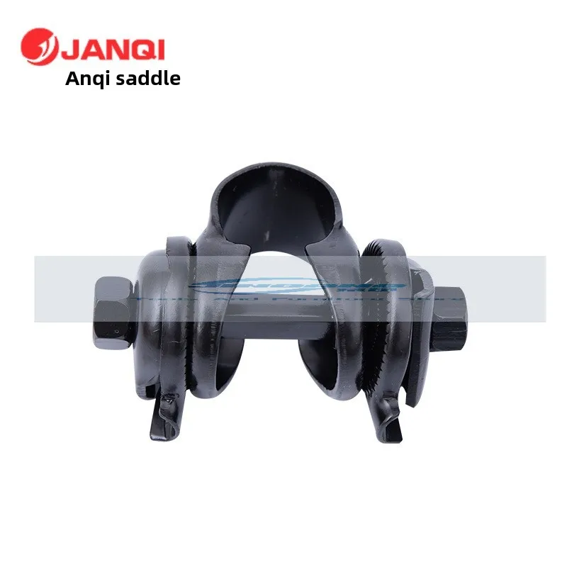 

Cycling bicycle seat cushion clip code equipment Aluminum alloy quick-release screw seat tube clip ring Black bundle