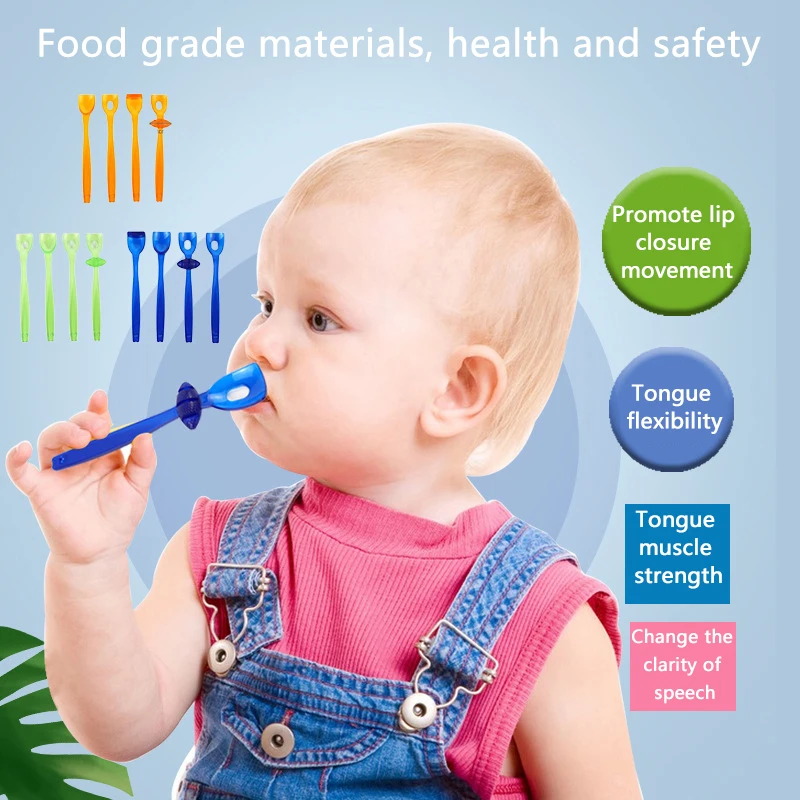 

4pcs Oral Muscle Training Tool Tongue Muscle Trainer Portable Oral Lips Muscle Exerciser Recovery Tool For Dysarthria