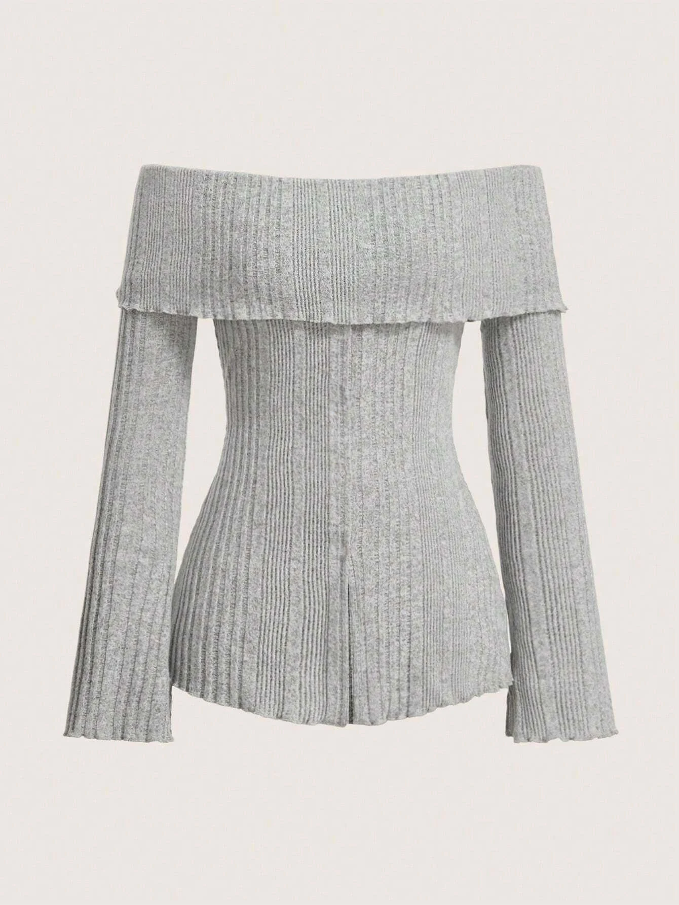 

New Spring & Fall Knitted Sexy Long-Sleeved Short Micro-Flared Pants Suit Sexy Slim Pants Suit