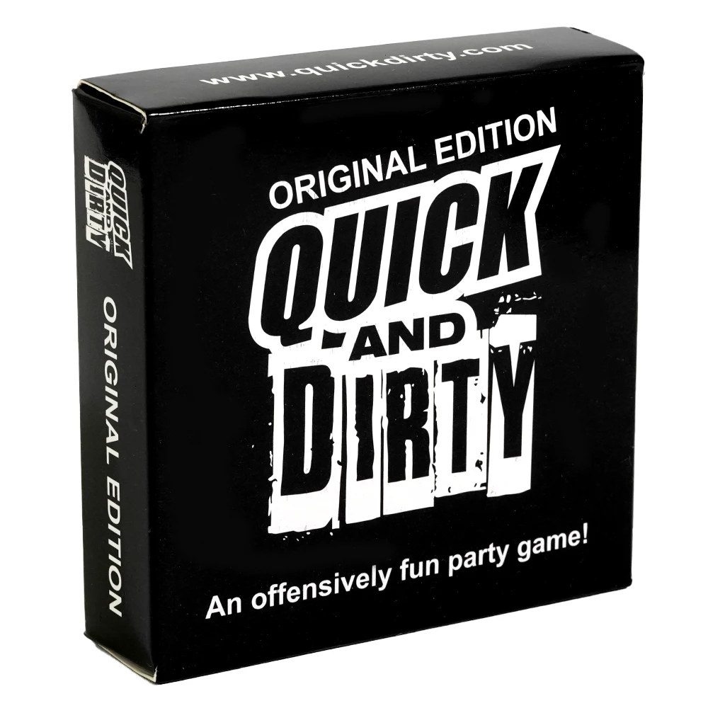 Quick And Dirty Card Game 70 pcs An Offensively Fun Game Funny Social Comedy Game Dirty Minds Nights Friends Fun Party Card Game