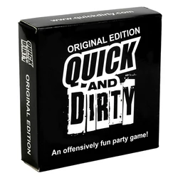 Quick And Dirty Card Game 70 pcs An Offensively Fun Game Funny Social Comedy Game Dirty Minds Nights Friends Fun Party Card Game