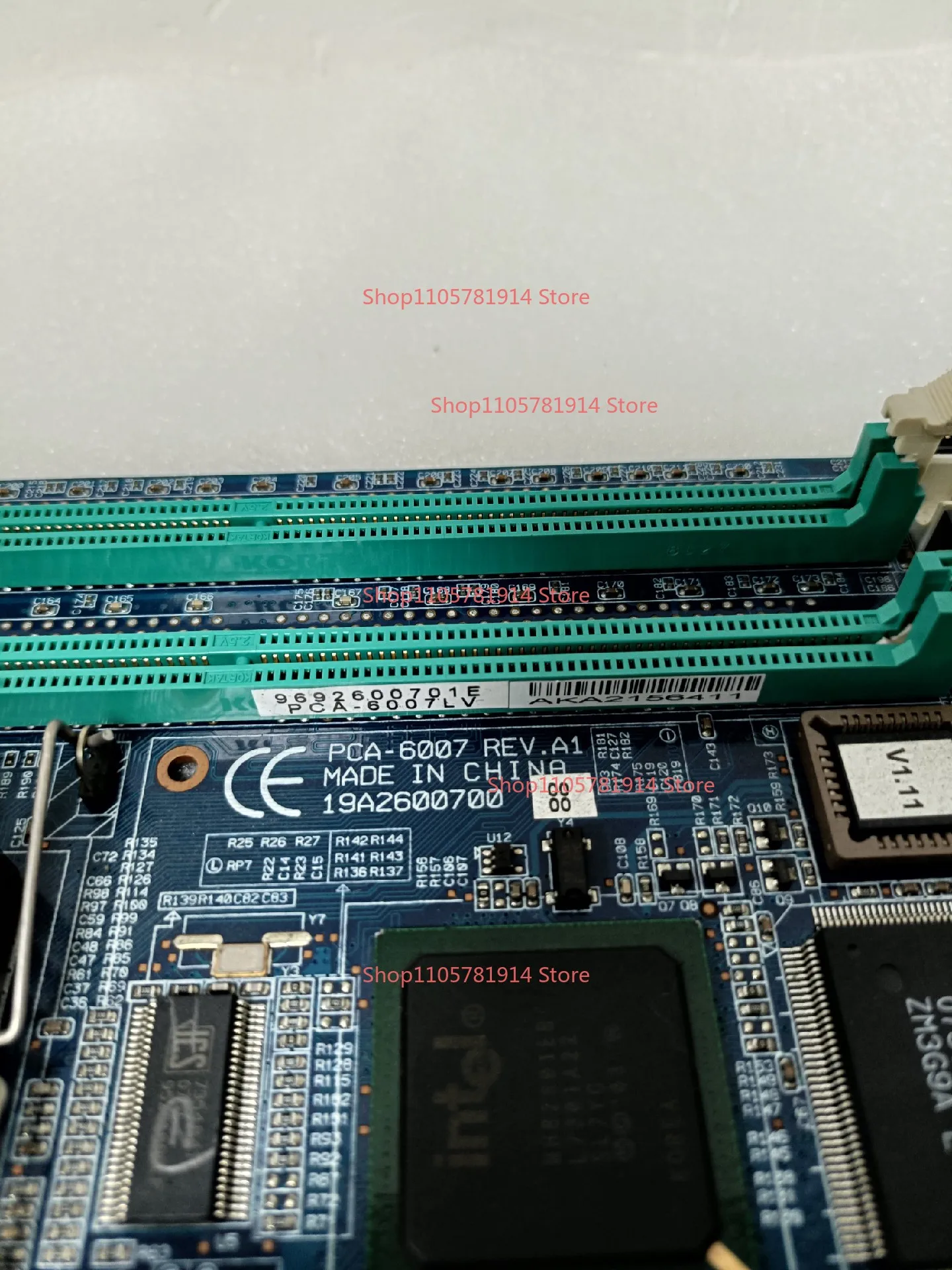 For Advantech PCA-6007LV, 6007 Rev. A1 IPC Main Board with CPU Fan, Without Network Port
