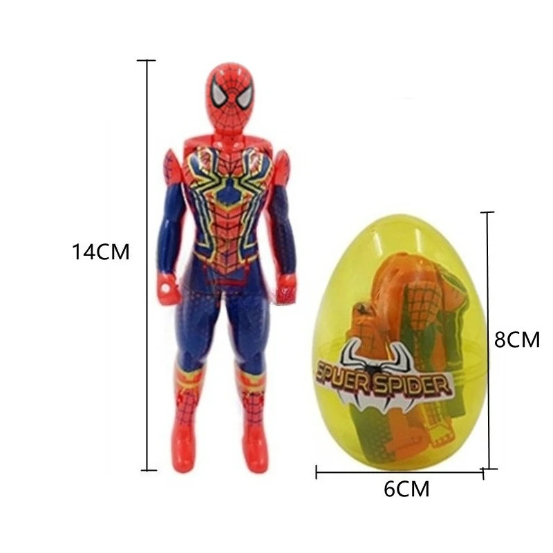 Marvel vingadores gashapon brinquedos capitão américa homem de ferro homem-aranha hulk transformando ovos brinquedos infantis & presentes do festival