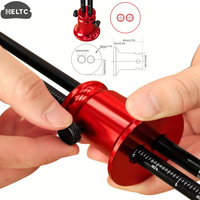 Double Head Wheel Marking Gauge Aluminum Parallel Line Drawing Tool Woodworking Marking Scriber Ruler With Metric And Inch Scale