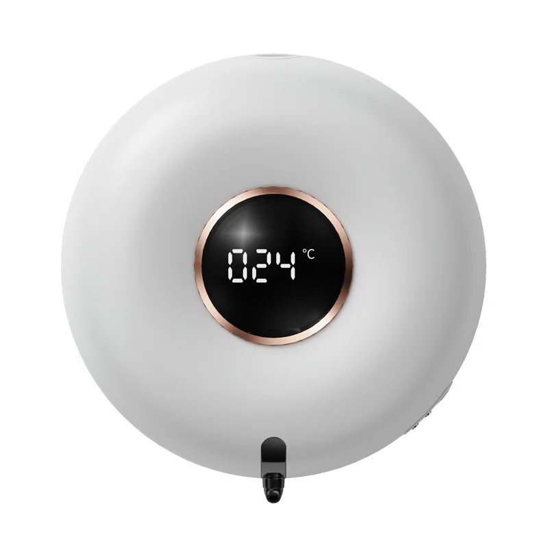 Dispensador de sabão automático 300ml usb exigível máquina de espuma inteligente touchless display led sensor dispensador de sabão de espuma desinfetante para as mãos
