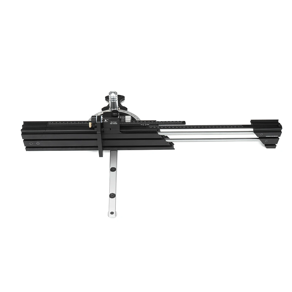 Factory Direct 2026 HONGDUI HD-MG21-BS Mitre Gauge Fence Fit For Most Bosch Festool Dewalt Small Table Saw 50 Degree Angle Fence