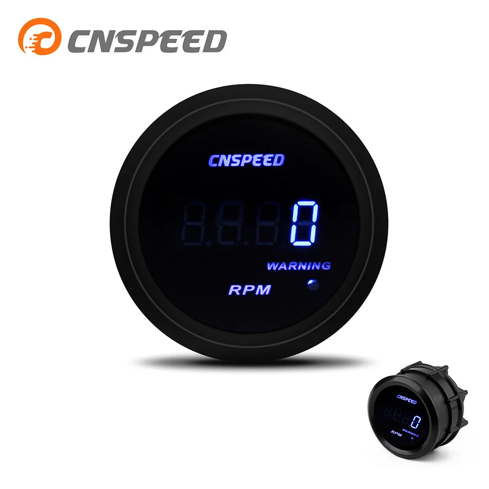 

2" 52mm 20Led Digital Car Tachometer reading 0-9999RPM /Black Tachomet/Racing Speedometer /Car meter YC101337