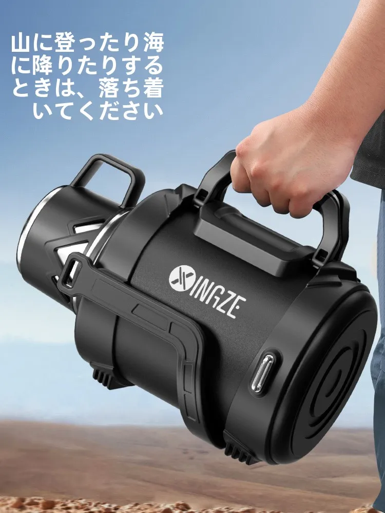 

Большая термокружка из нержавеющей стали на 36 унций для мужчин, сохраняющая тепло до 72 часов, портативная бутылка для воды для активного отдыха и кемпинга