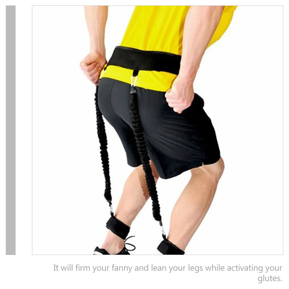 

1 set 1 Set Fitness Ankle Straps Portable Tube Bands For Resistance Training Leg Toning Exercise Ankle Resistance Bands Training