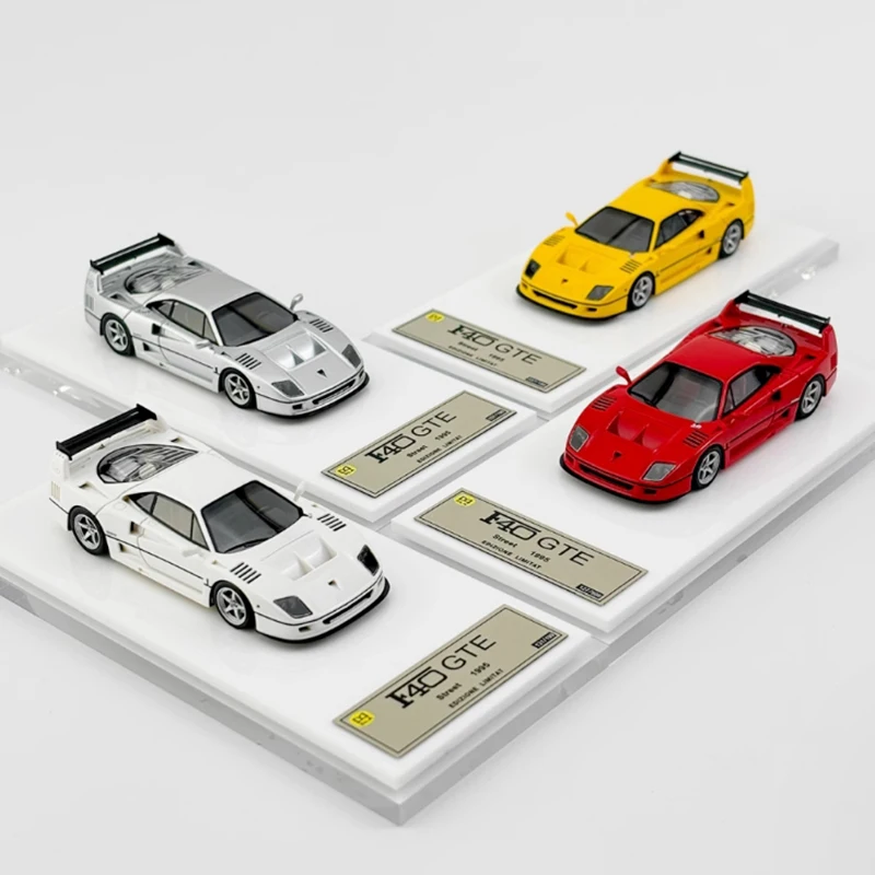 

DMH масштаб 1:64 F40 GTE супер автомобиль ограниченная серия смола моделирование модель автомобиля коллекция украшения подарок статический дисплей