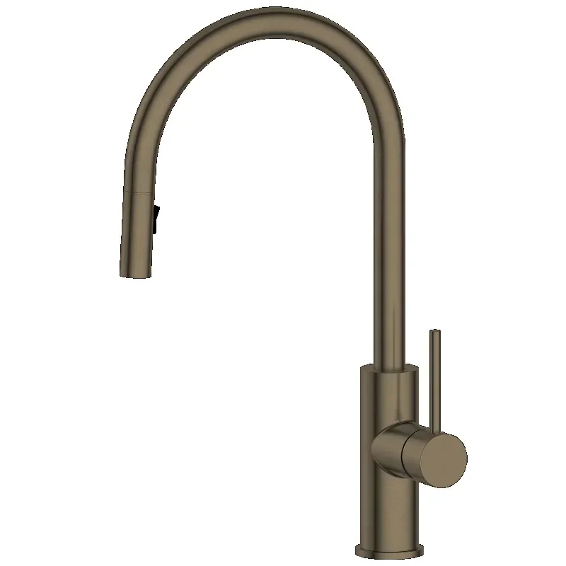 Watermark Tap Solid Brass Antique Copper Swivel 3 Ways Pull Out Kitchen Mixer Tapware