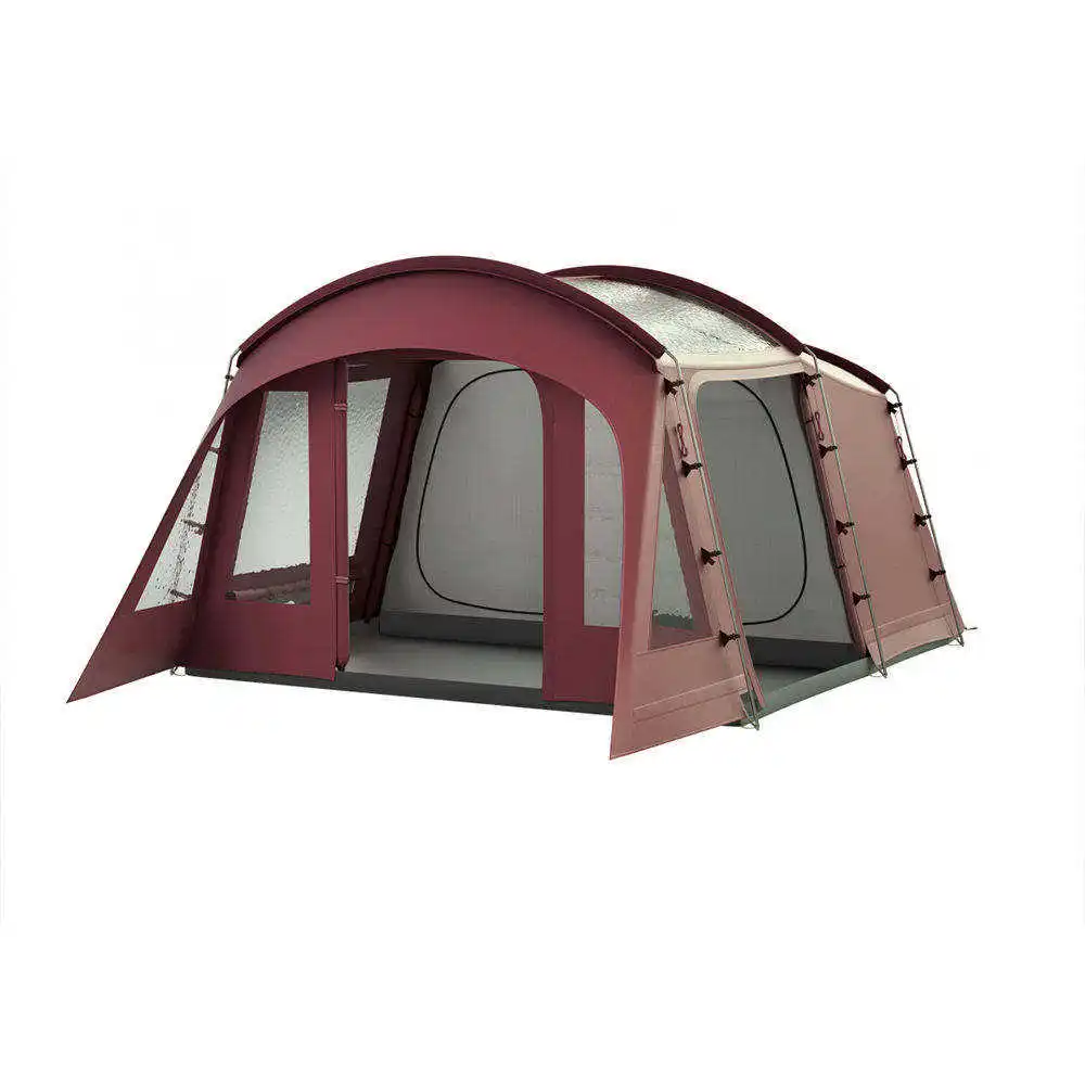 Outdoor 5 People One Room Tunnel Camping Tent Multi-person Camping Big Family Tent